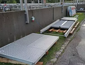 Skydespjæld før montering