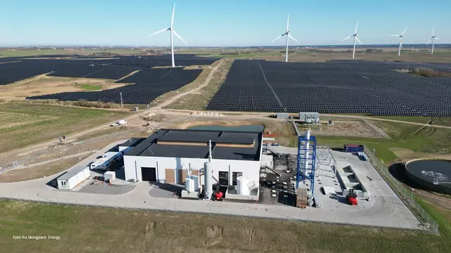 Skovgaard Energys anlæg til produktion af grønt brændstof til fly og skibe