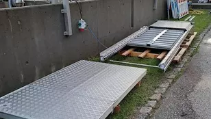 Skydespjæld før montering